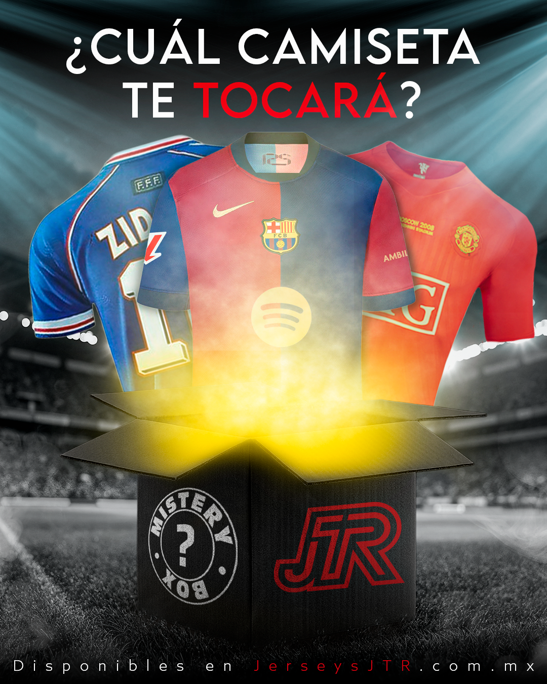 Caja misteriosa de jerseys doble