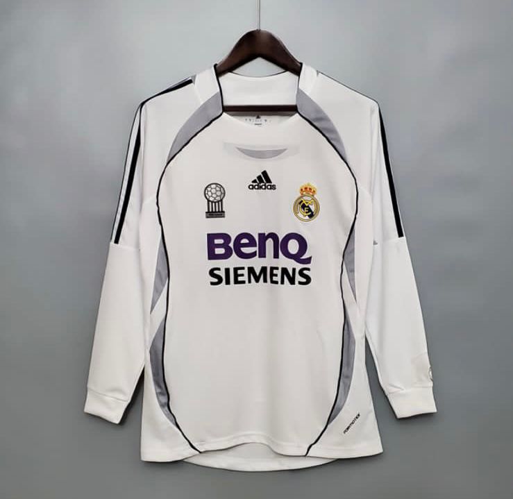 Jerseys Retro - Real Madrid manga larga