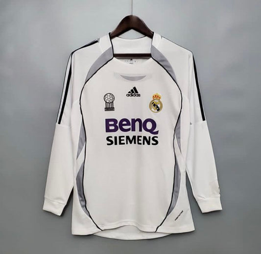 Jerseys Retro - Real Madrid manga larga