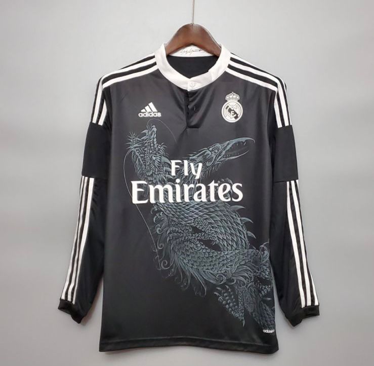 Jerseys Retro - Real Madrid manga larga